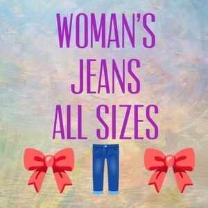 Women's Jeans As Shown and Described on Live